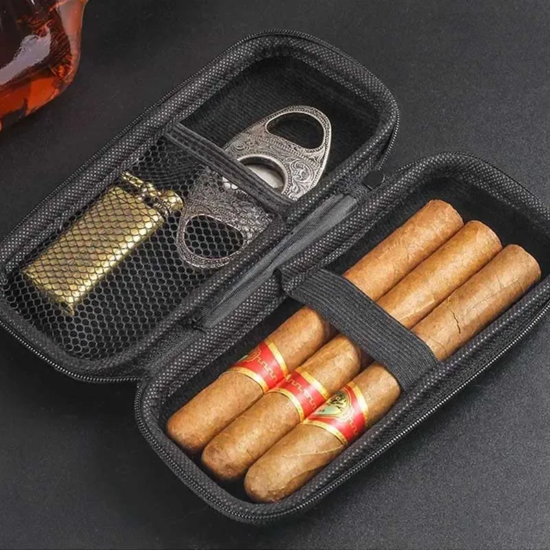 Travel Accessories Gifts - Portable Cigar Case EVA Light weight