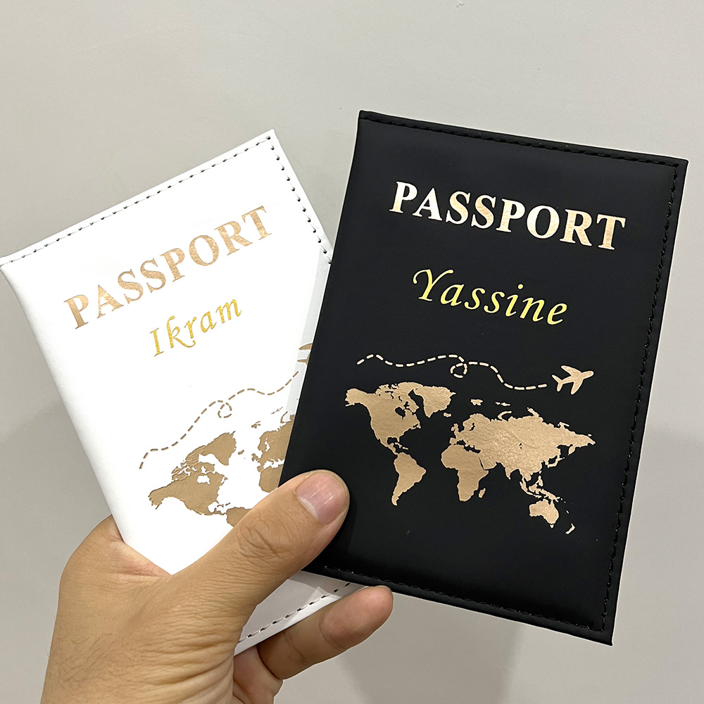Travel Accessories In Bulk - New Cute Personalized Passport Cover Plane