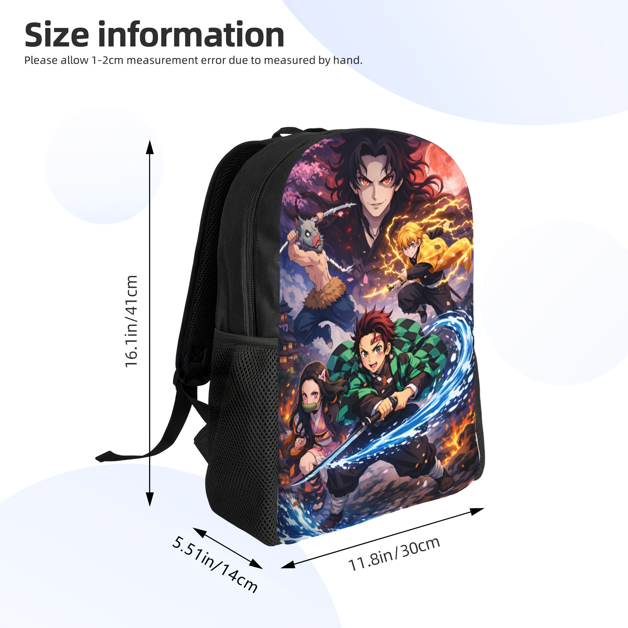 D-Demons Slayers Travel Backpa - Travel Accessories Bag For Women ulasan dan harga