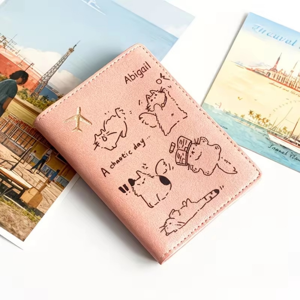 Personalized Custom Name PU Pa - Travel Accessories Designer ulasan dan harga