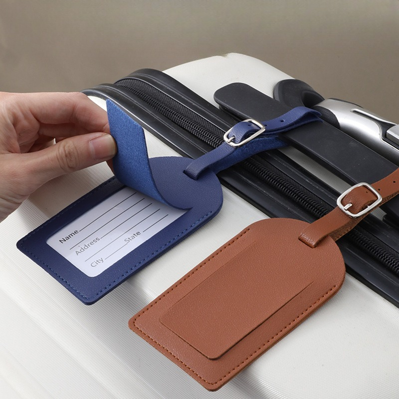 Women Men Luggage Tags PU Leat - It Travel Accessories ulasan dan harga
