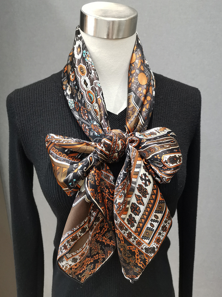 110CM Silk Scarf Luxury Brands - Travel Accessories Brand ulasan dan harga