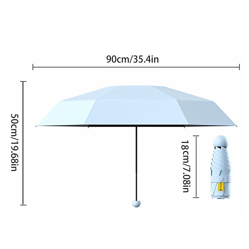 5 Fold Ultra Lightweight Sunsh - Travel Umbrella Compact ulasan dan harga