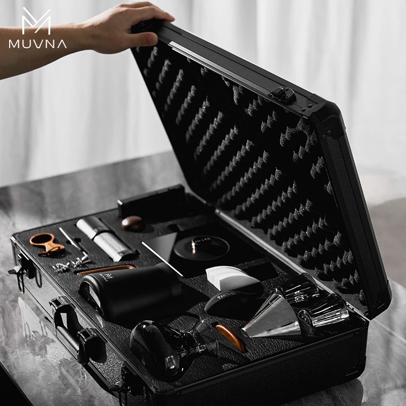 MUVNA 13Pcs Portable Coffee Ma - Travel Accessories Gift Set ulasan dan harga