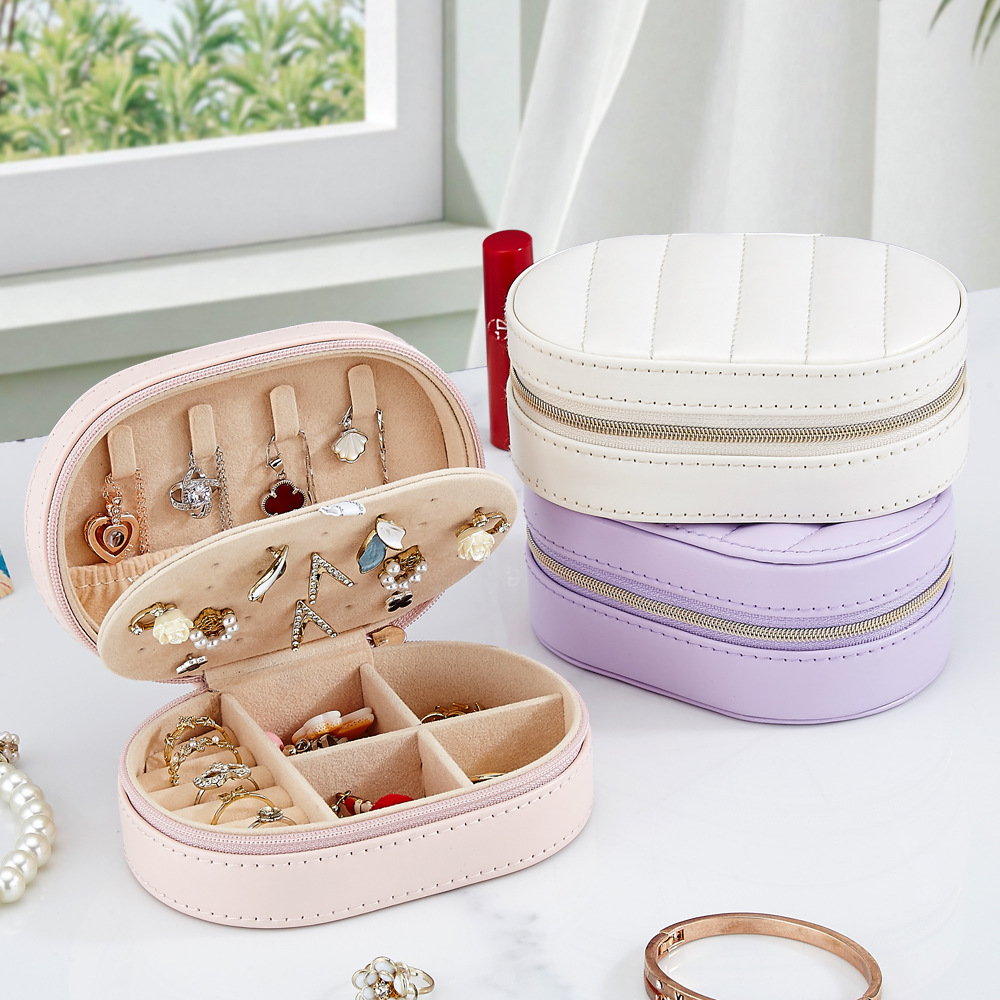 Portable Oval Jewelry Storage  - Travel Accessories Bd ulasan dan harga
