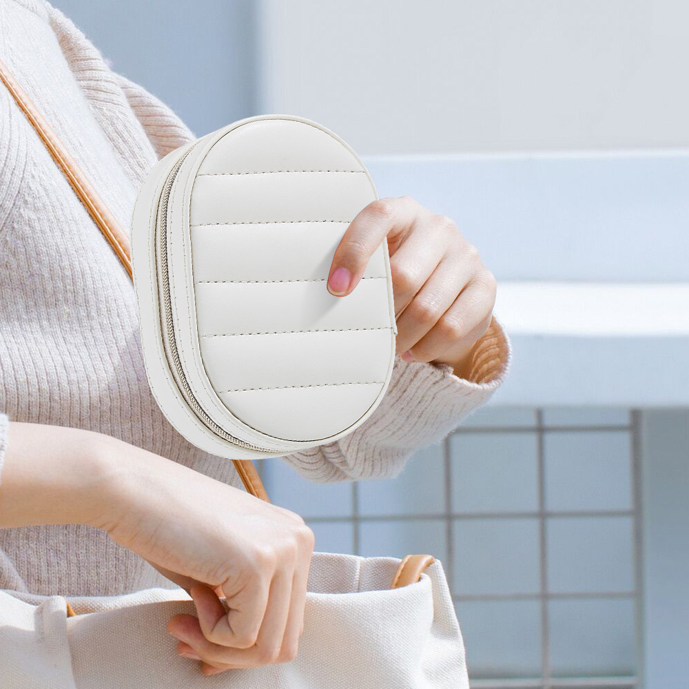Portable Oval Jewelry Storage  - Travel Accessories Bd ulasan dan harga
