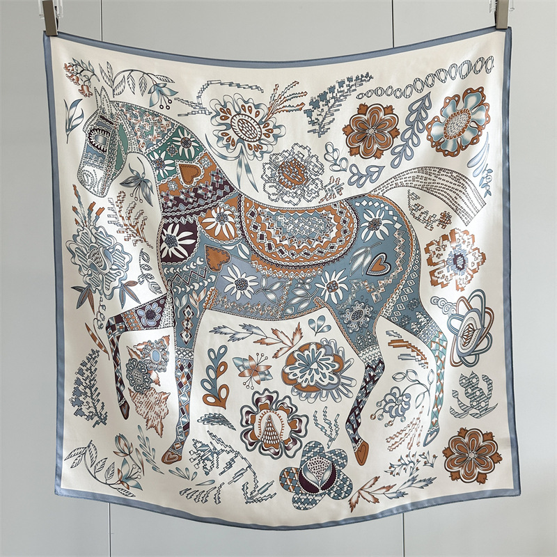Horse Print Women 90CM Bandana - Travel Accessories Gifts ulasan dan harga