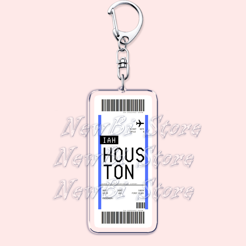 Plane Ticket Boarding Pass Key - Travel Accessories New York ulasan dan harga