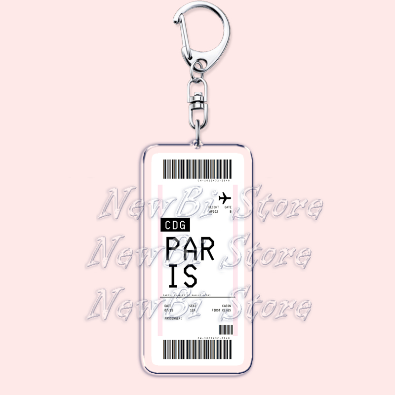 Plane Ticket Boarding Pass Key - Travel Accessories New York ulasan dan harga