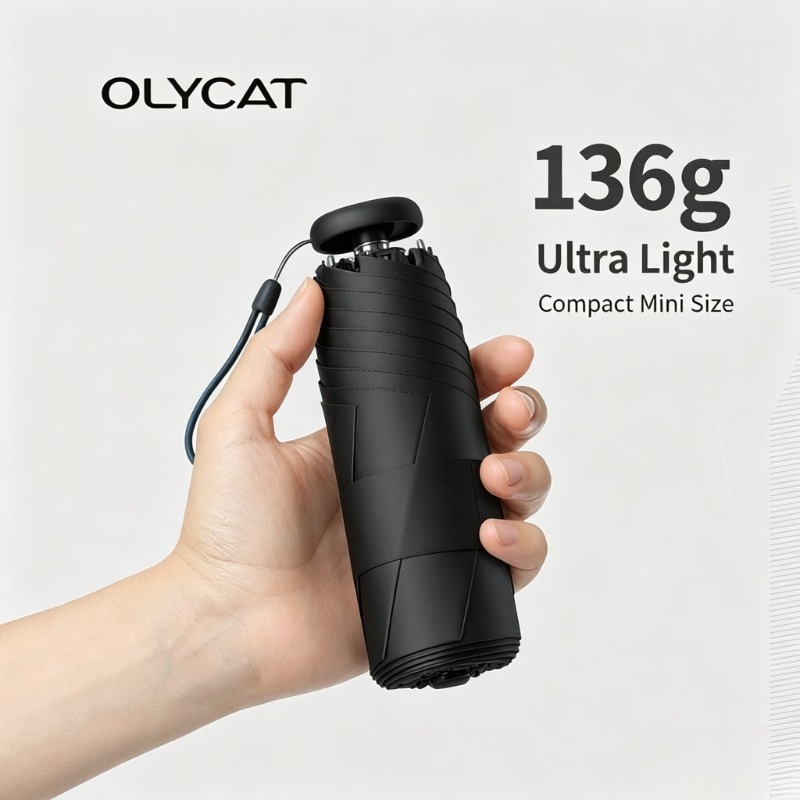 OLYCAT Super Lightweight Five  - Travel Umbrella Compact ulasan dan harga