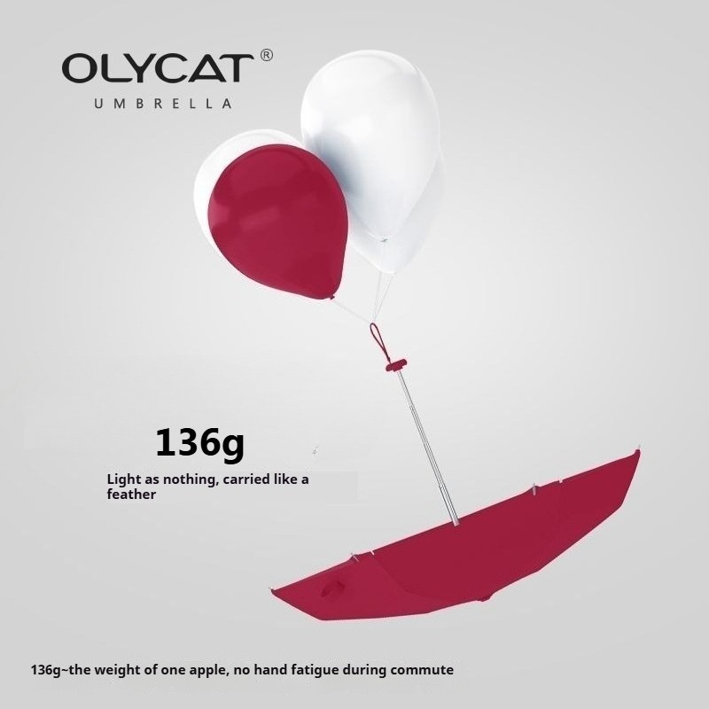 OLYCAT Super Lightweight Five  - Travel Umbrella Compact ulasan dan harga
