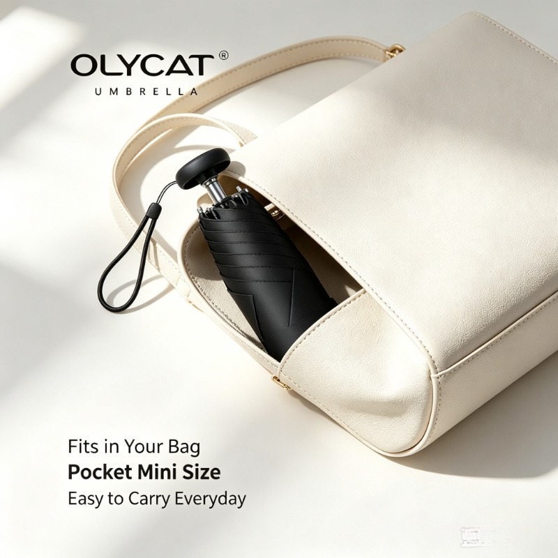 OLYCAT Super Lightweight Five  - Travel Umbrella Compact ulasan dan harga