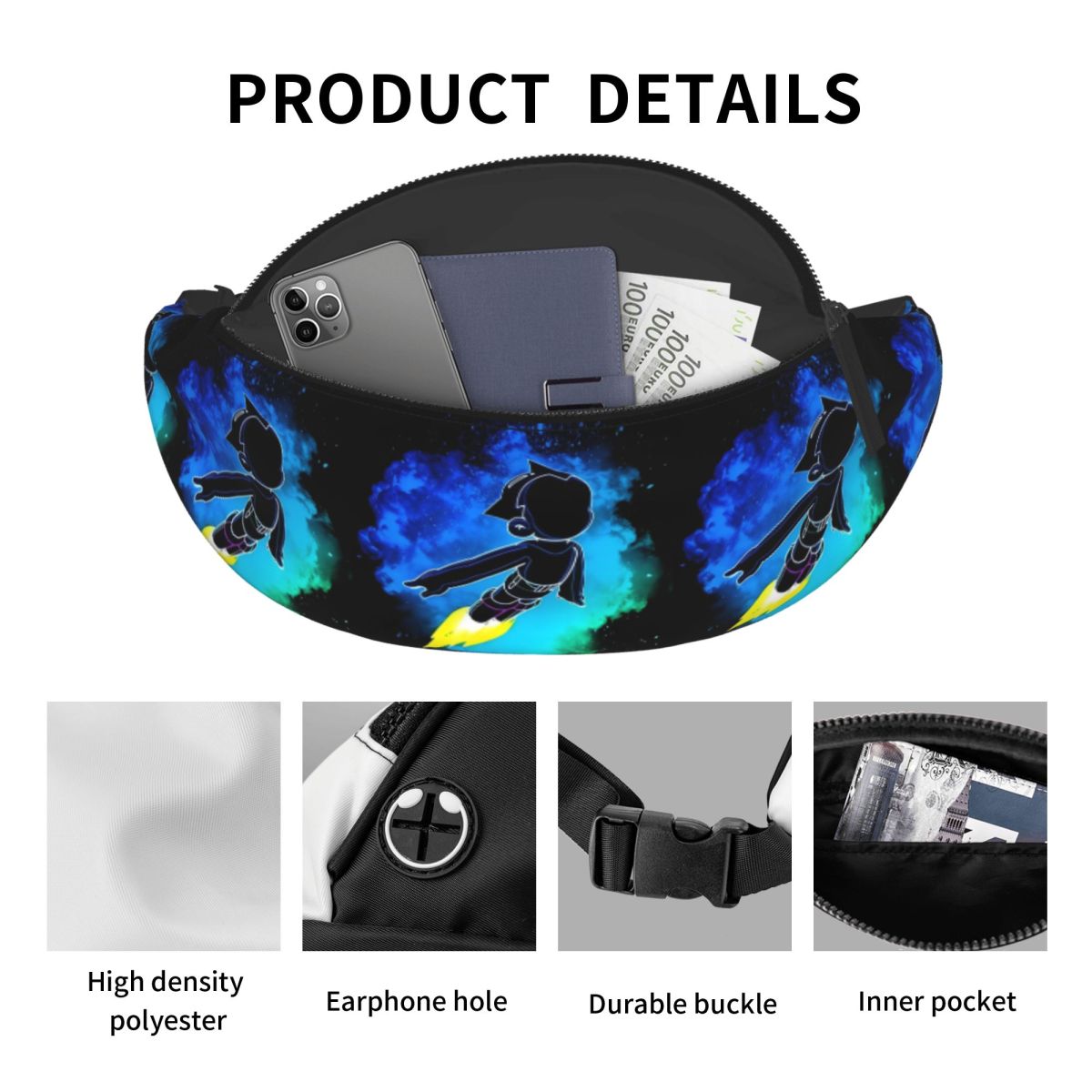 Custom Animes A-Astroed Boy Ca - Travel Accessories Pouch For Men ulasan dan harga
