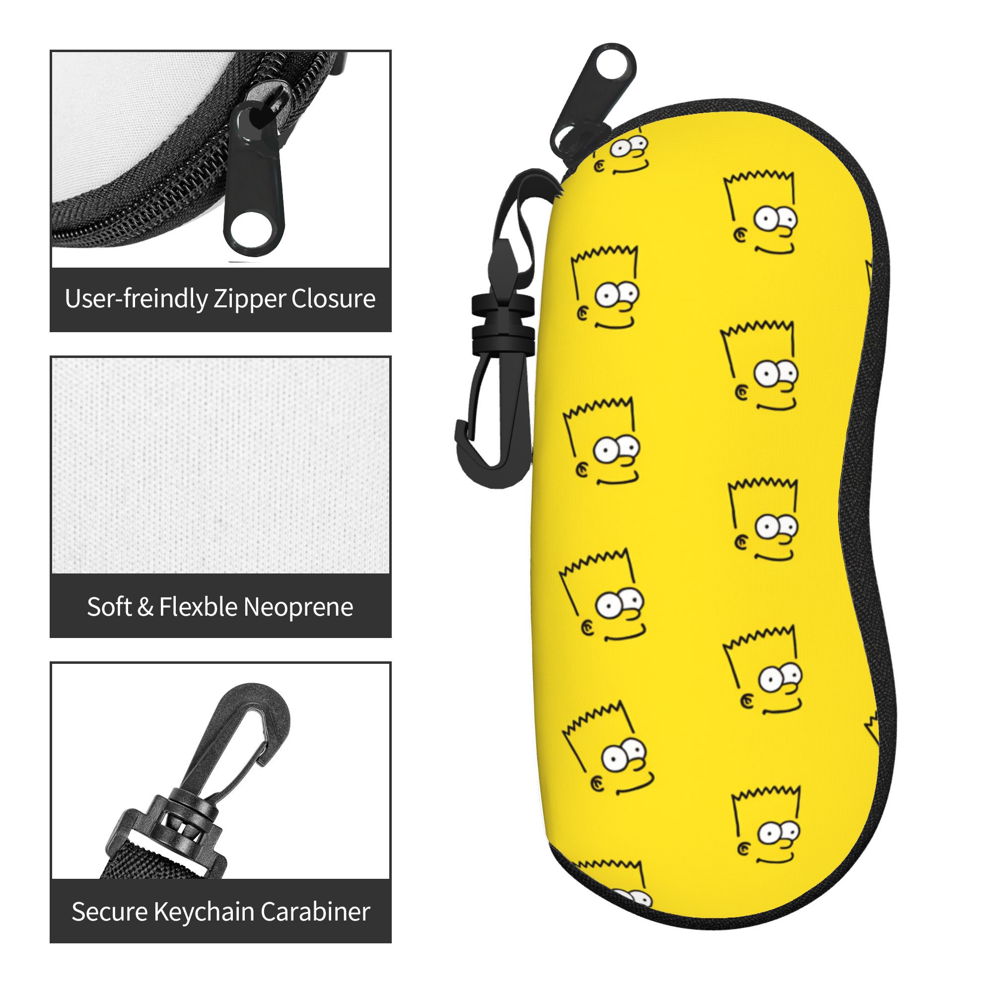 S-Simpsons Movies Glasses Case - Travel Accessories Pouch For Men ulasan dan harga