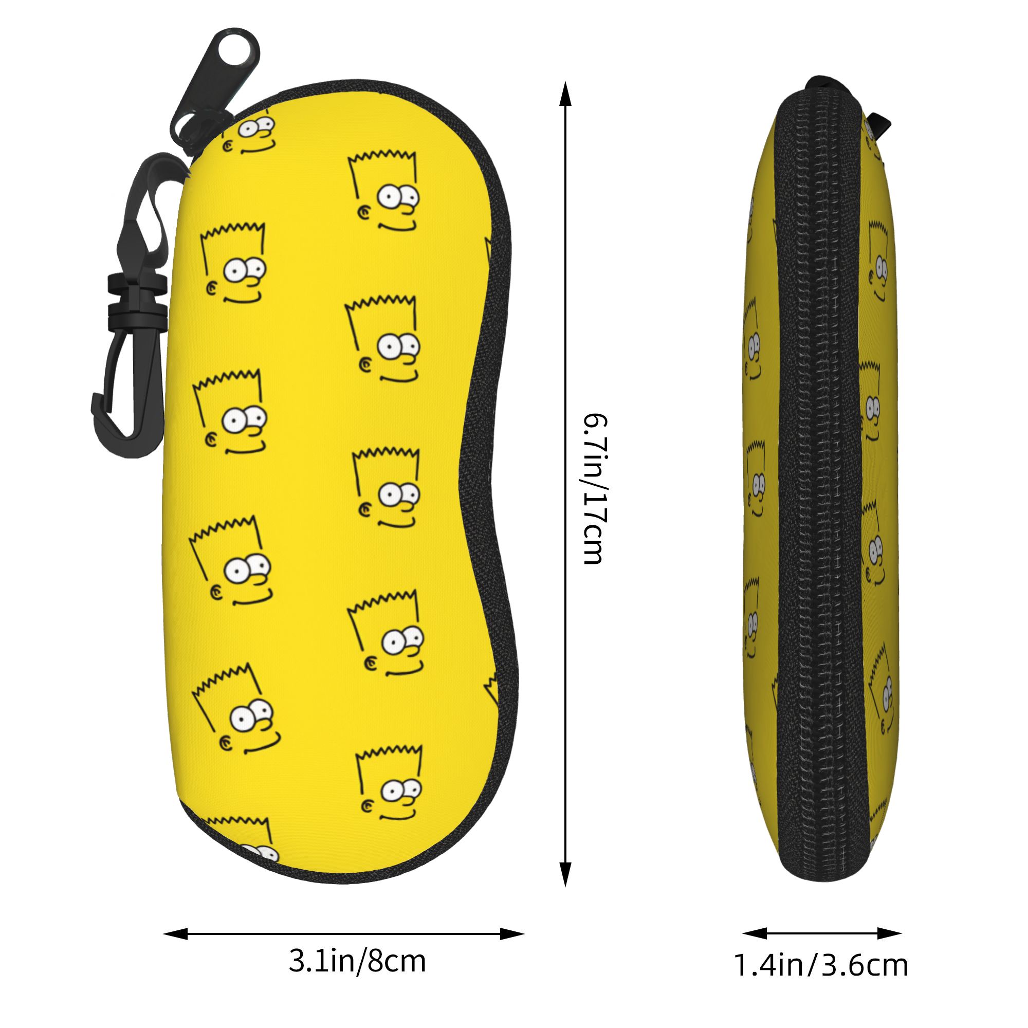 S-Simpsons Movies Glasses Case - Travel Accessories Pouch For Men ulasan dan harga
