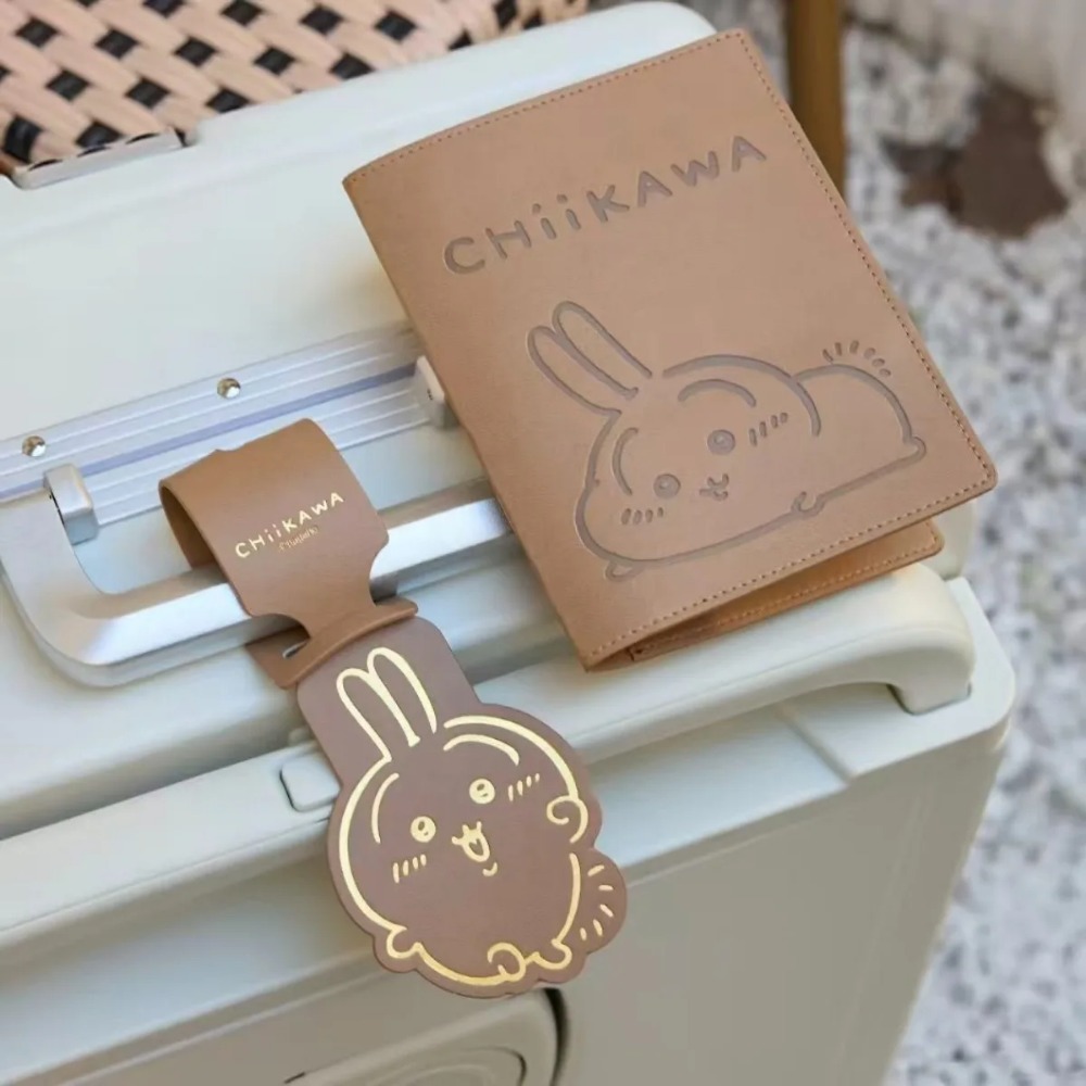 Kawaii Leather Luggage Tag Gol - Travel Accessories Japan ulasan dan harga