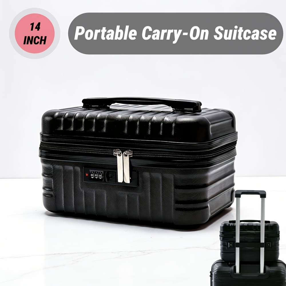 Portable Cosmetic Suitcase Bag - Travel Lock Tsa Approved ulasan dan harga