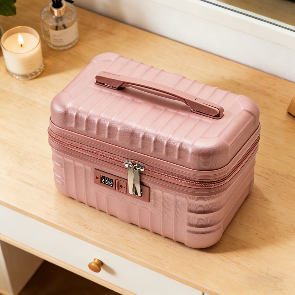 Portable Cosmetic Suitcase Bag - Travel Lock Tsa Approved ulasan dan harga