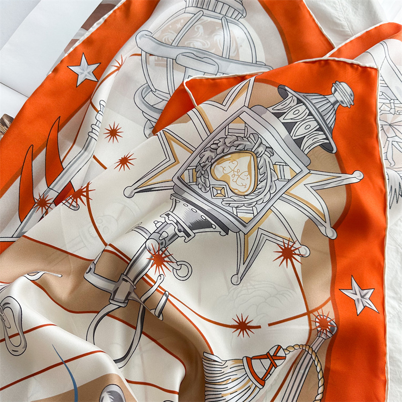 Luxury Brand Scarf Large Silk  - Travel Accessories Bag For Women ulasan dan harga