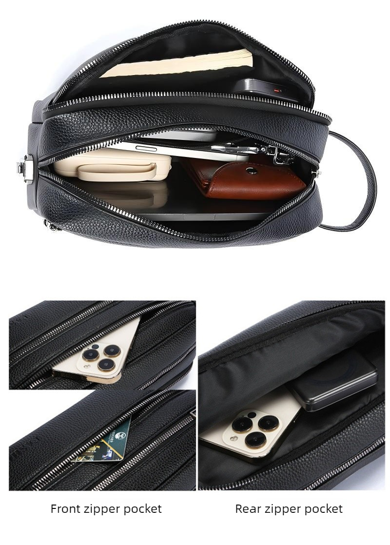 Vintage Men Hand Clutch Bag Mu - Travel Accessories Pouch For Men ulasan dan harga