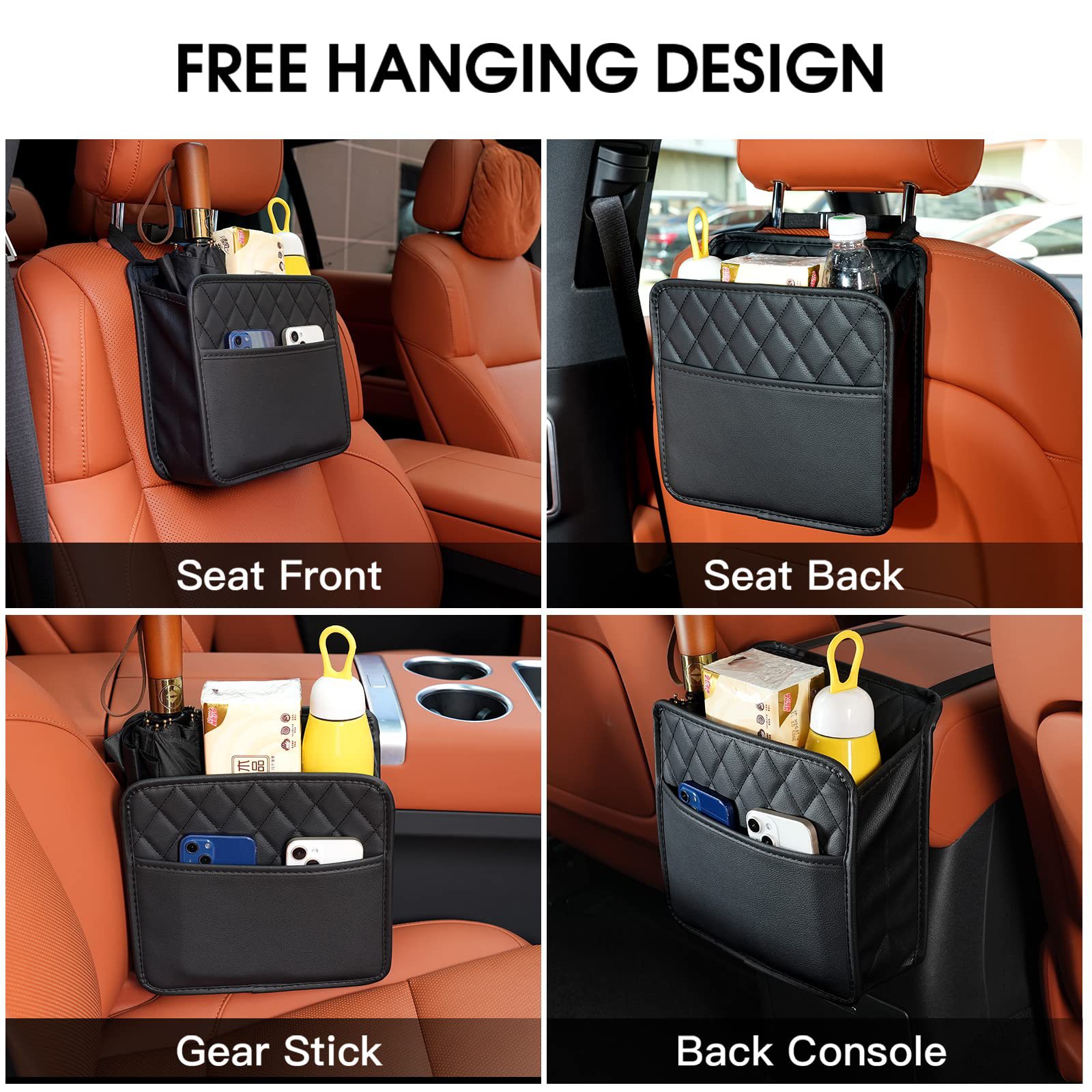 Hanging Storage Pocket Automot - Travel Accessories Leather ulasan dan harga