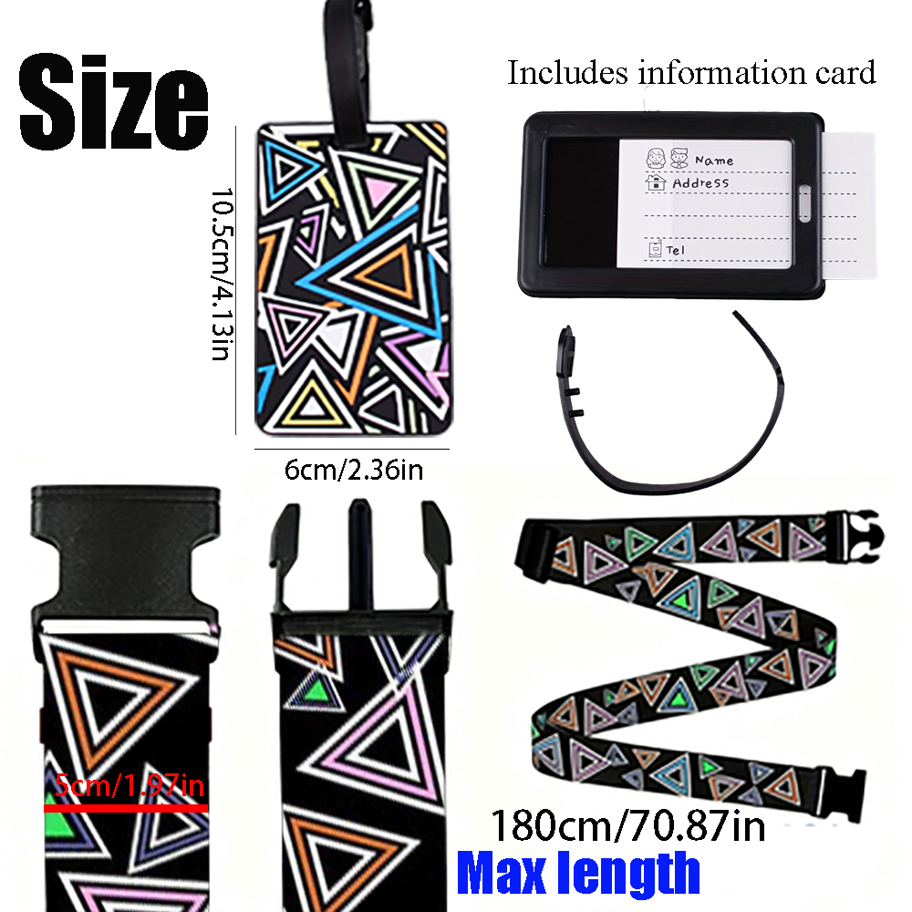 2-Piece Set of Luggage Straps  - Travel Accessories Designer ulasan dan harga