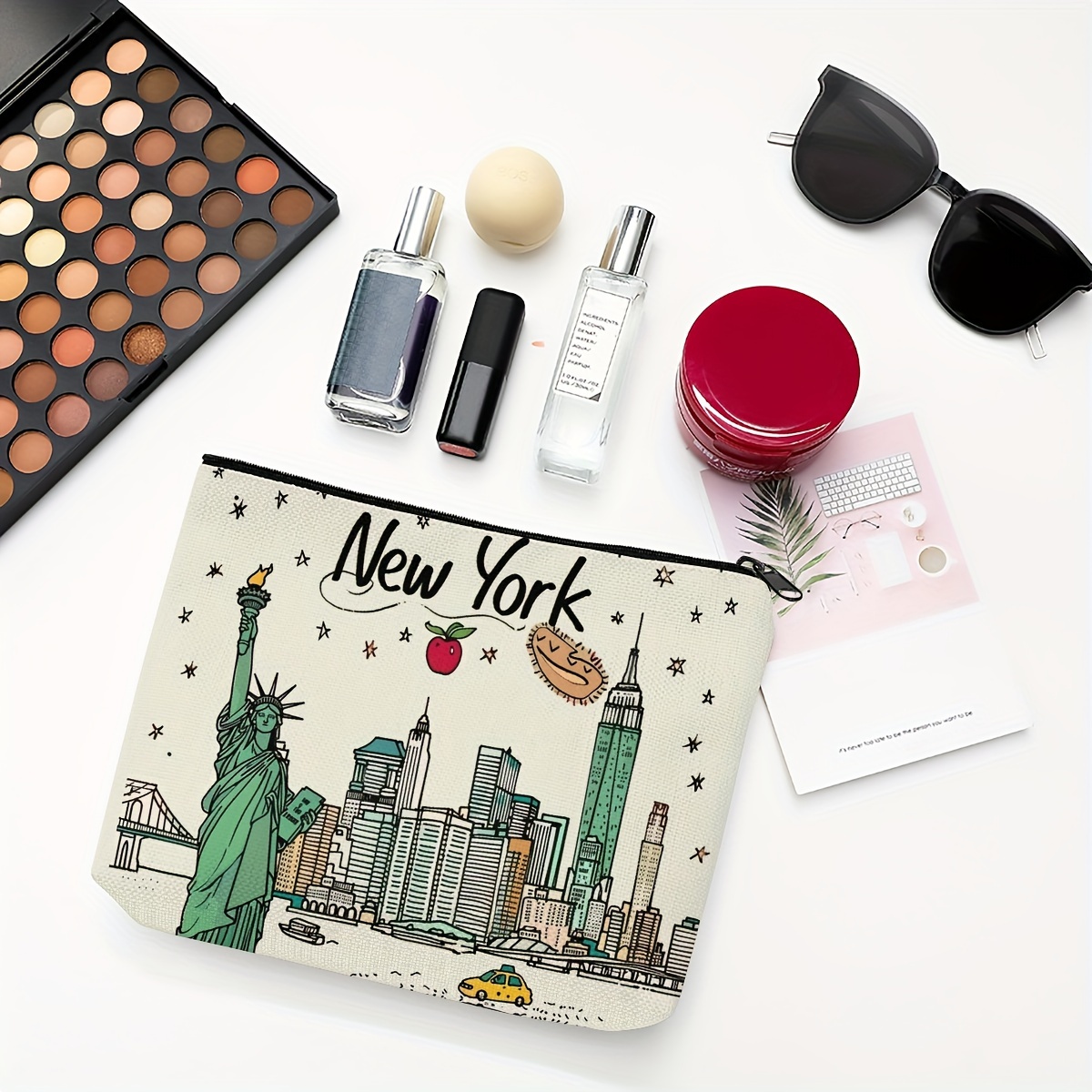 1pc Fashionable Cute New York  - Travel Accessories New York ulasan dan harga