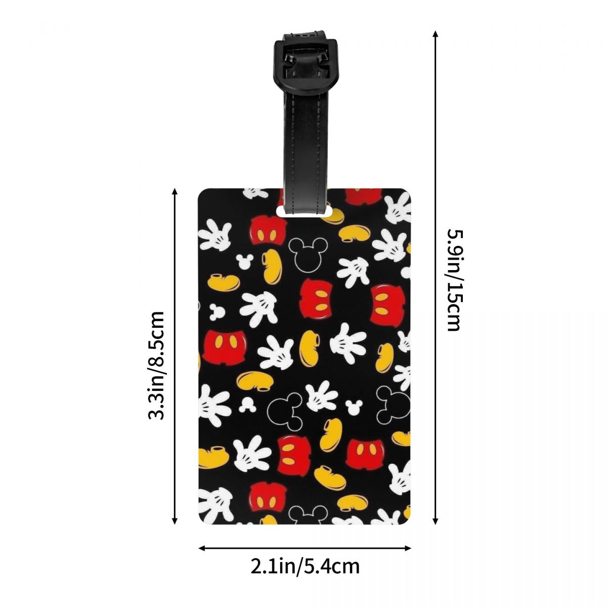 Custom M-Mouse  Luggage Tag fo - It Travel Accessories ulasan dan harga