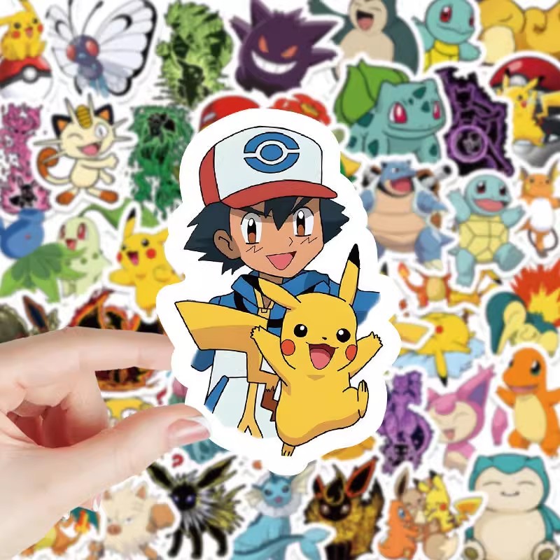 50PCS Cute Pikachu Pokemon Ani - It Travel Accessories ulasan dan harga