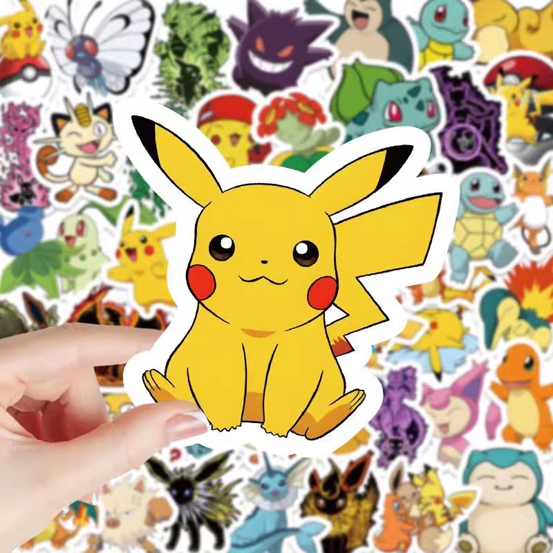 50PCS Cute Pikachu Pokemon Ani - It Travel Accessories ulasan dan harga