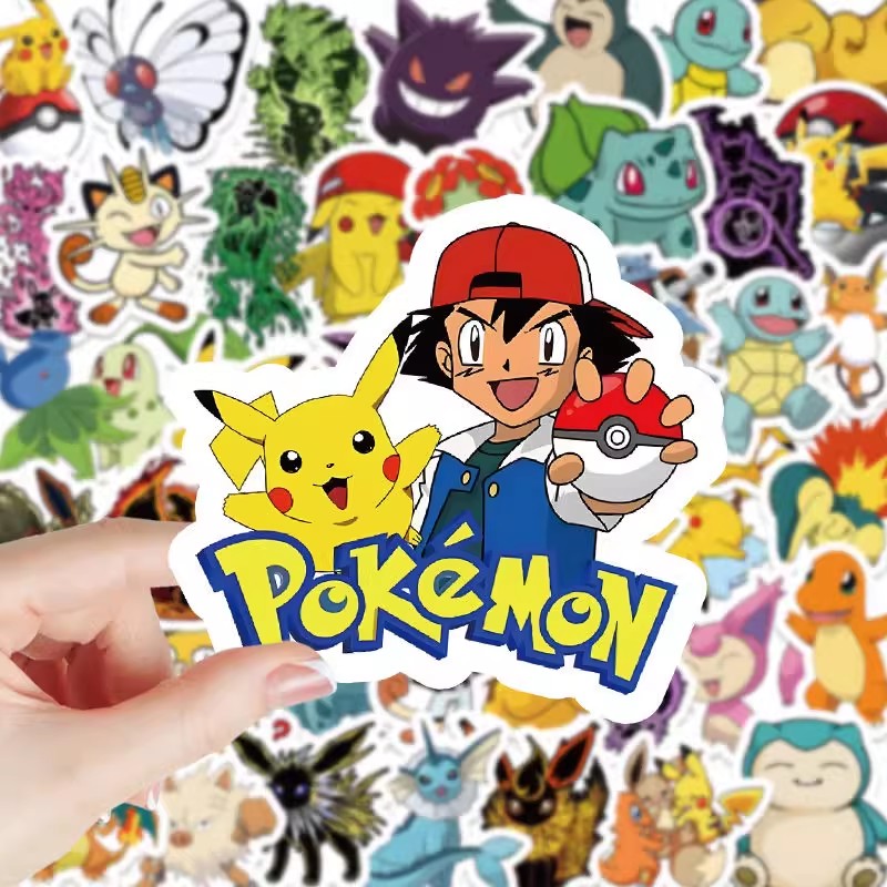 50PCS Cute Pikachu Pokemon Ani - It Travel Accessories ulasan dan harga