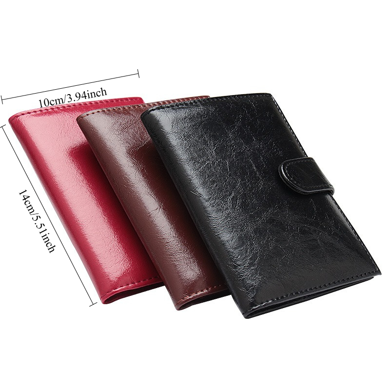 Oil Wax Pu Leather Passport Ho - Travel Accessories Designer ulasan dan harga