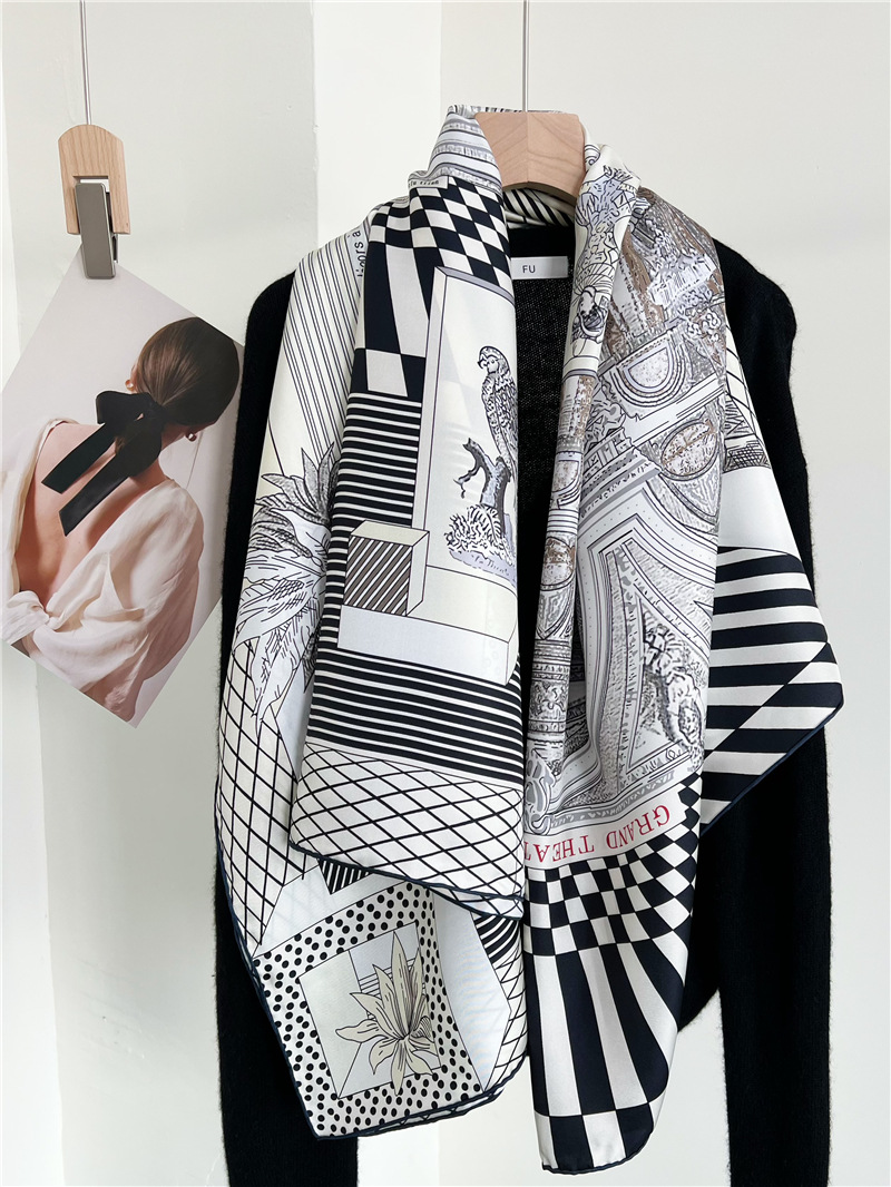 Large Silk Scarfs Brands Desig - Travel Accessories Brand ulasan dan harga