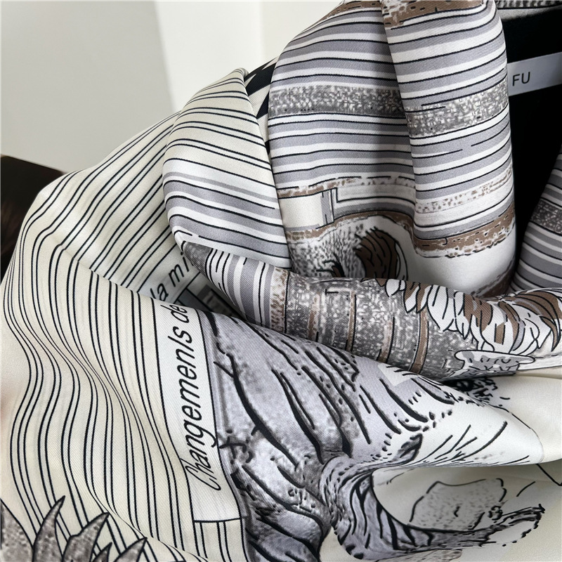 Large Silk Scarfs Brands Desig - Travel Accessories Brand ulasan dan harga
