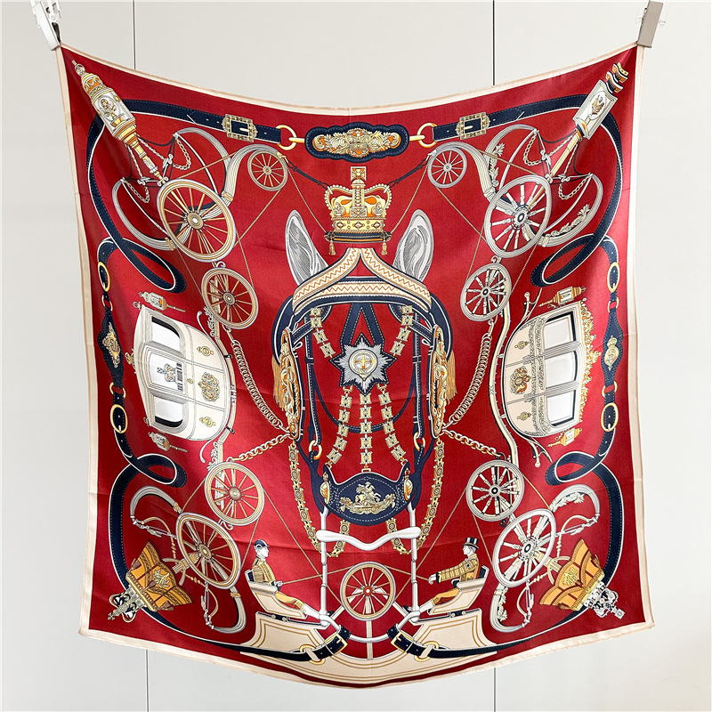 12MM Soft Silk Scarf Women 90C - Travel Accessories Bag For Women ulasan dan harga