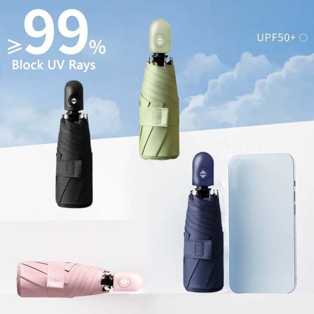 Lightweight Automatic Pocket U - Travel Umbrella Compact ulasan dan harga