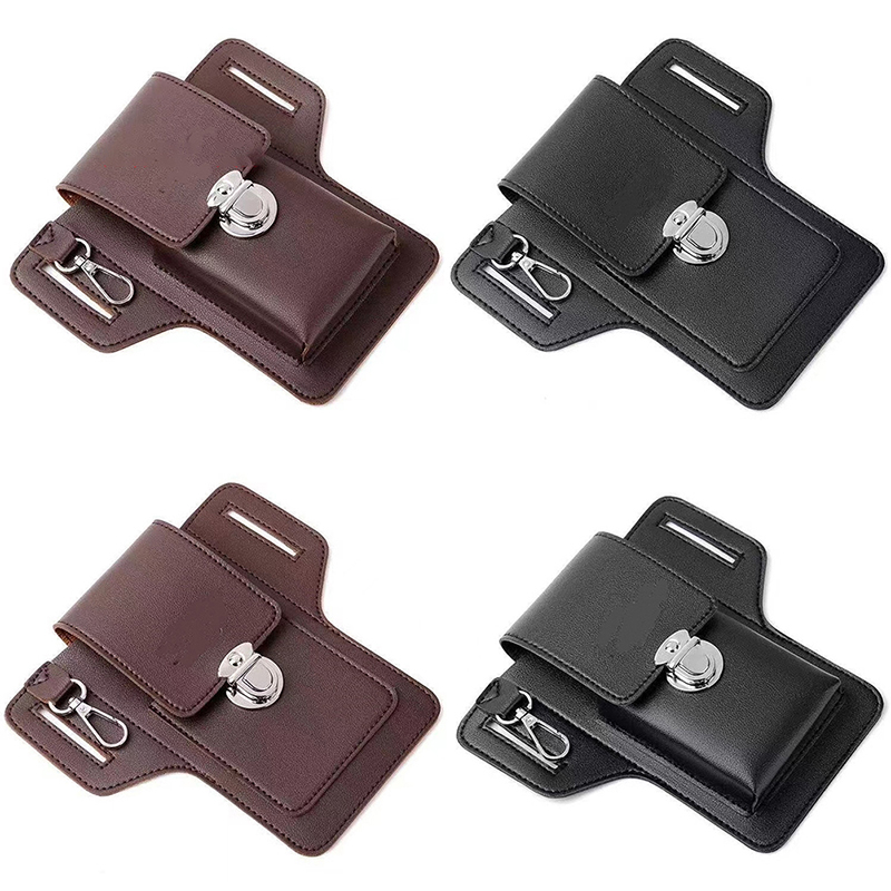 Fashion Men Multi-function PU  - Travel Accessories Leather ulasan dan harga