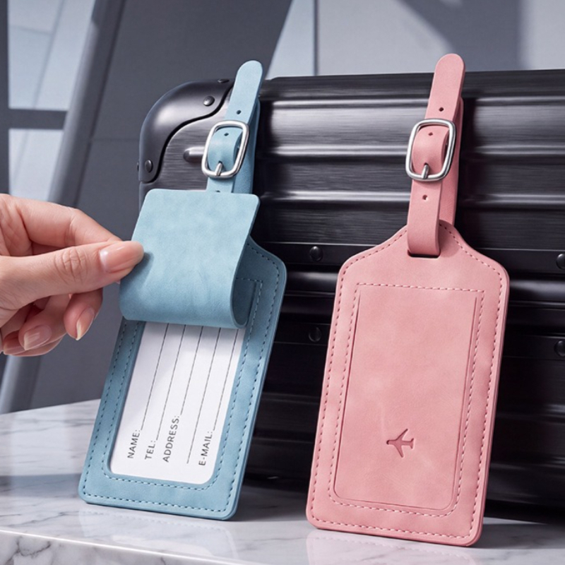 1PC PU Leather Luggage Tag Wom - It Travel Accessories ulasan dan harga