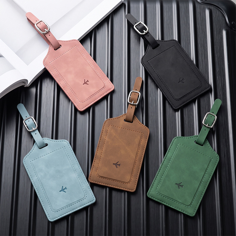 1PC PU Leather Luggage Tag Wom - It Travel Accessories ulasan dan harga