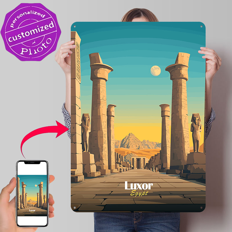 Luxor Egypt Travel Metal Poste - Travel Accessories Egypt ulasan dan harga