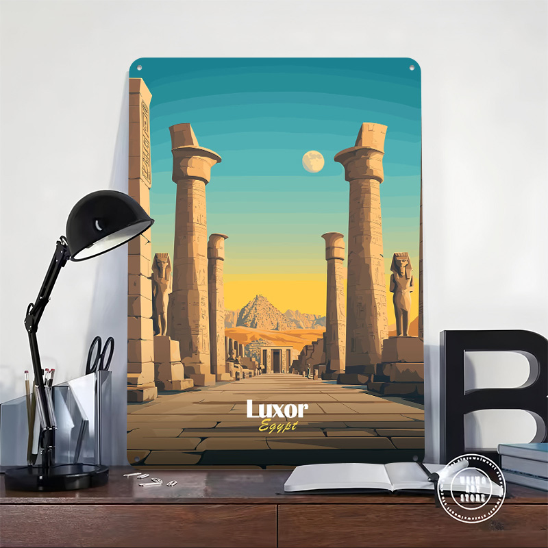 Luxor Egypt Travel Metal Poste - Travel Accessories Egypt ulasan dan harga