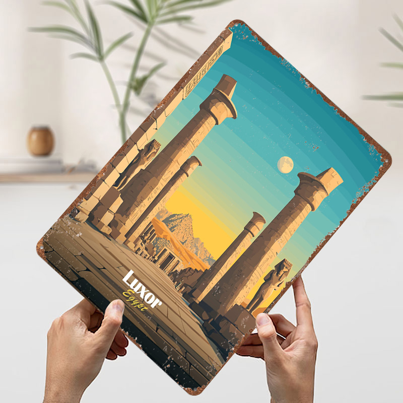 Luxor Egypt Travel Metal Poste - Travel Accessories Egypt ulasan dan harga