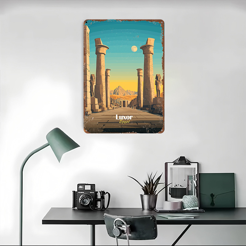 Luxor Egypt Travel Metal Poste - Travel Accessories Egypt ulasan dan harga