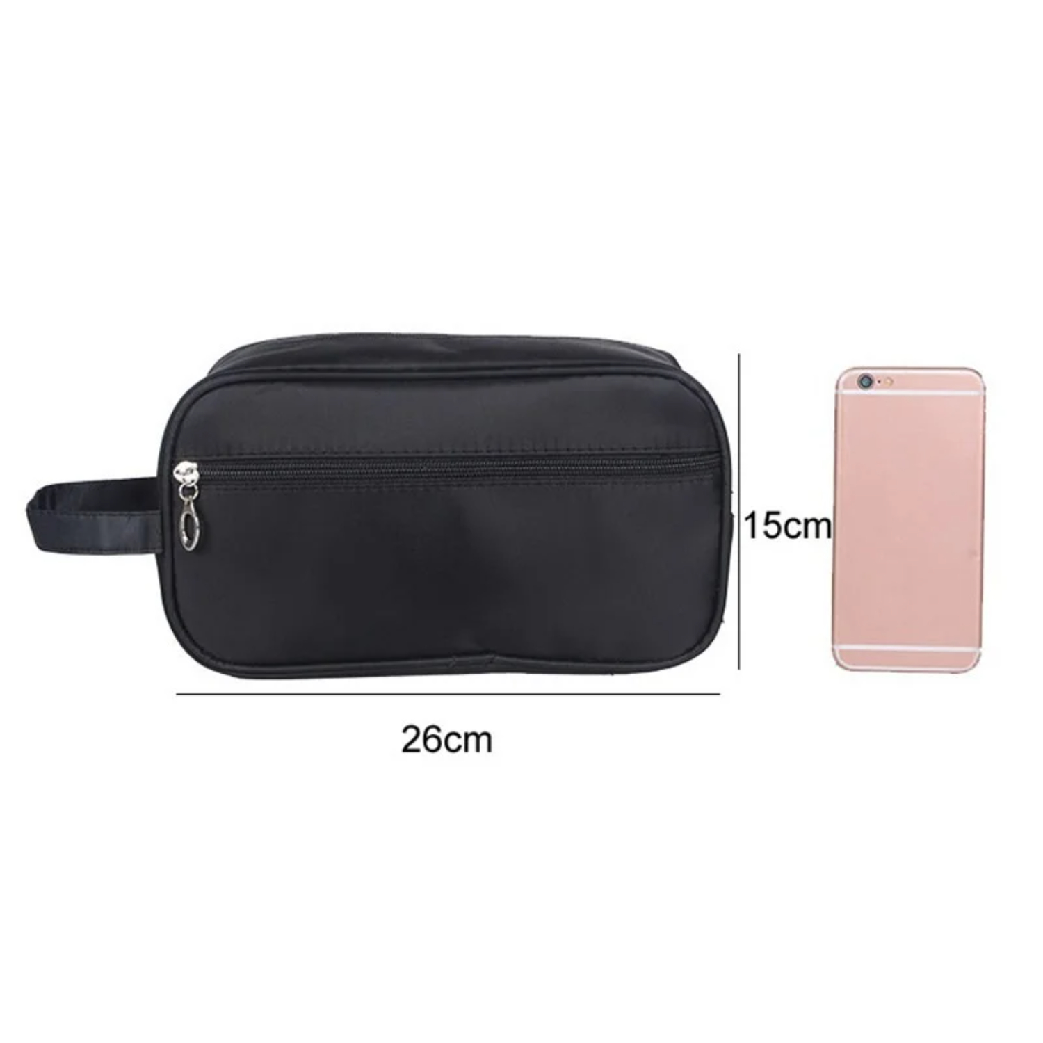 Men Travel Makeup   Zipper Cos - Travel Accessories Pouch For Men ulasan dan harga