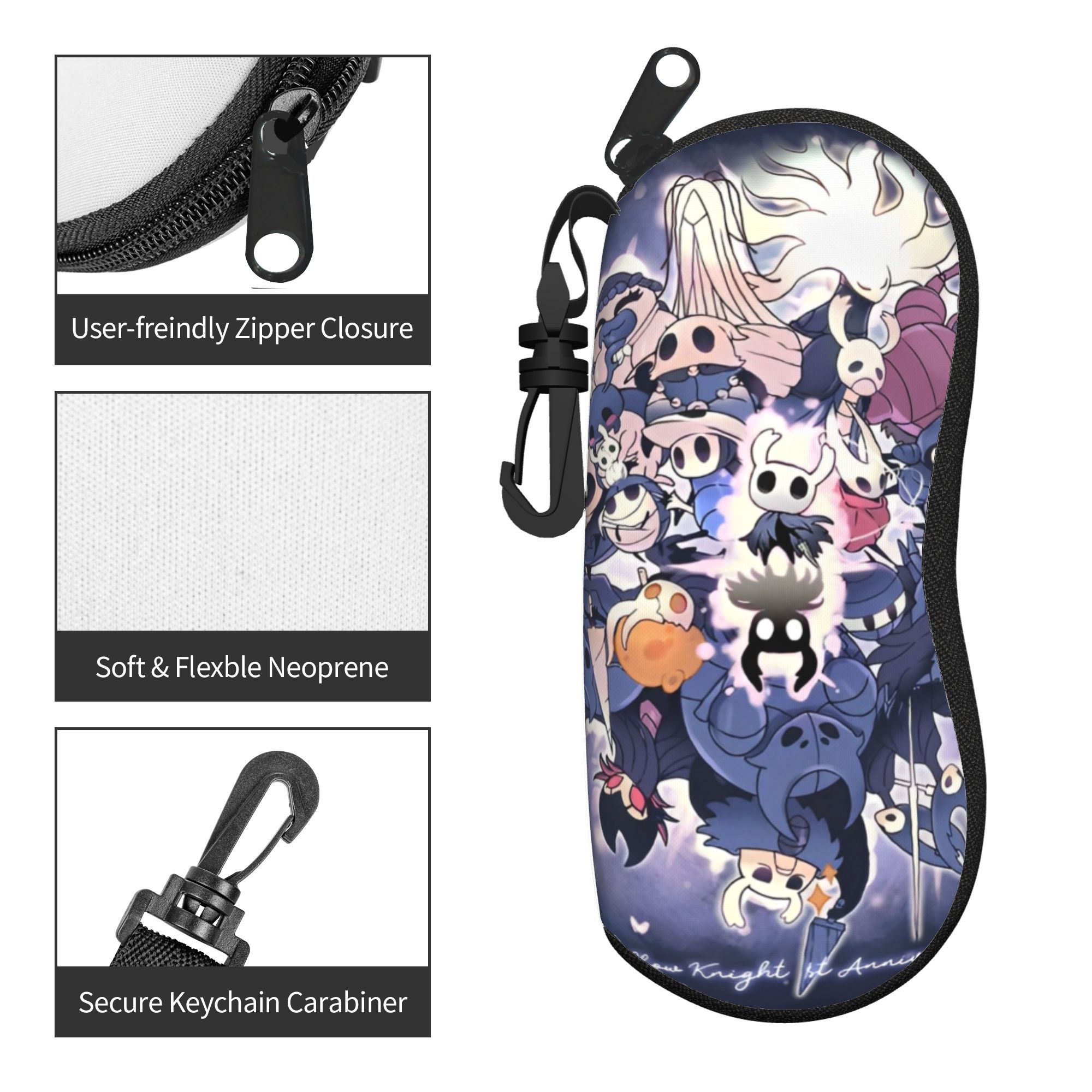 Hollow Knight Glasses Case Cov - Travel Accessories Pouch For Men ulasan dan harga