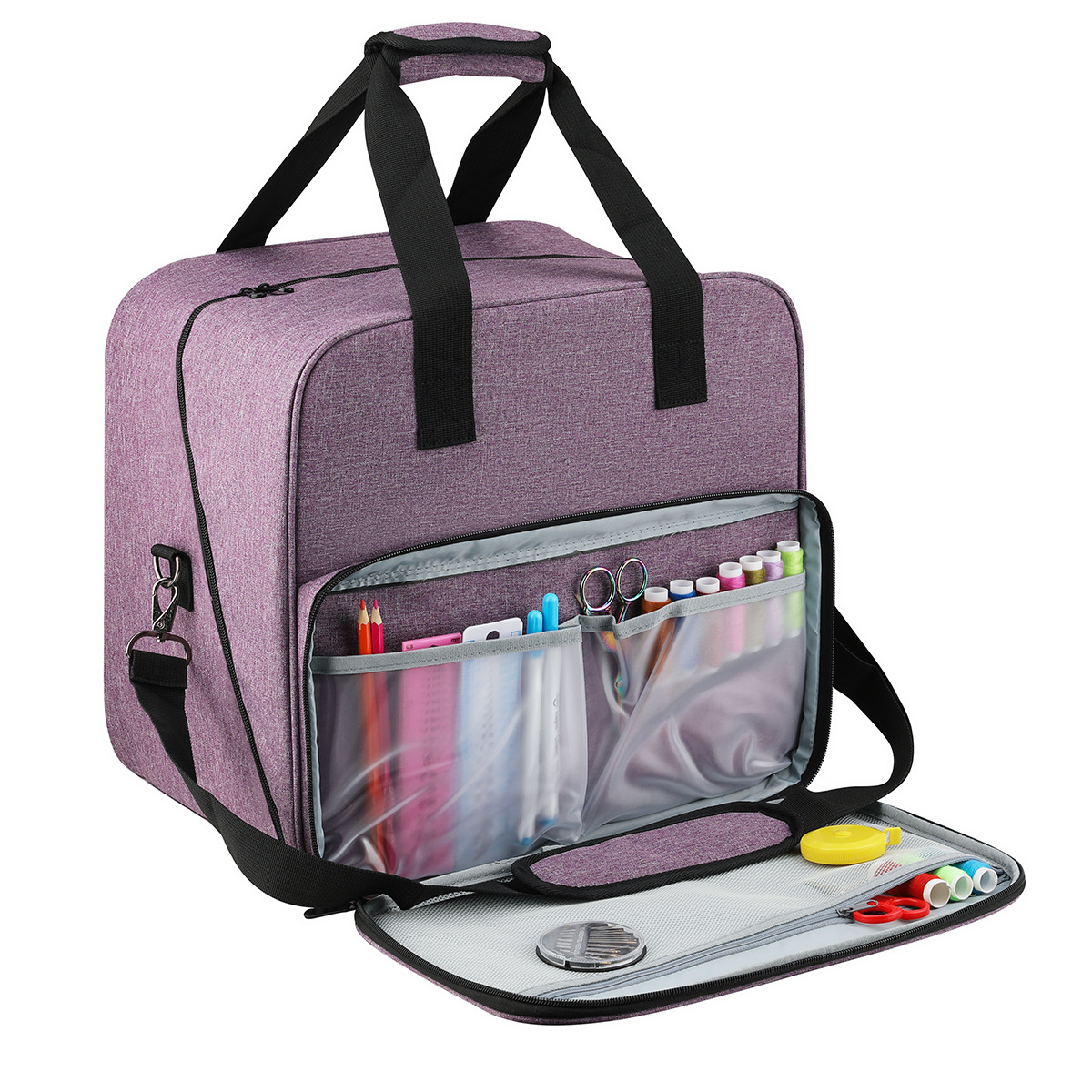 Large Sewing Machine Bag Gray  - Travel Accessories Bag For Women ulasan dan harga