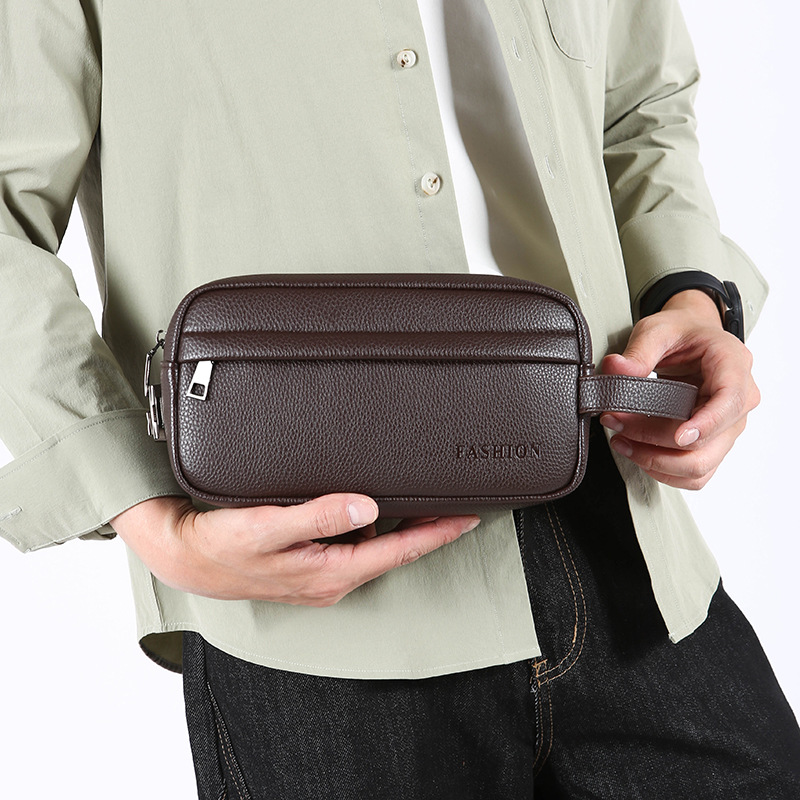 Vintage Men Hand Clutch Bag La - Travel Accessories Pouch For Men ulasan dan harga