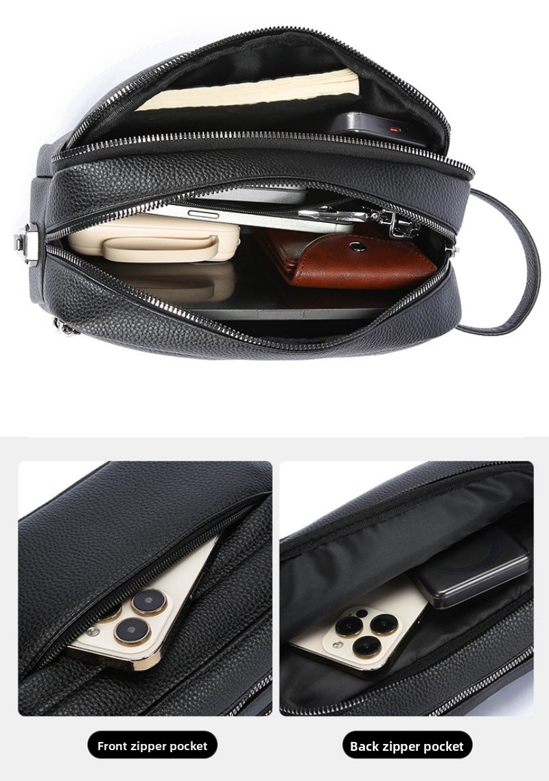 Vintage Men Hand Clutch Bag La - Travel Accessories Pouch For Men ulasan dan harga