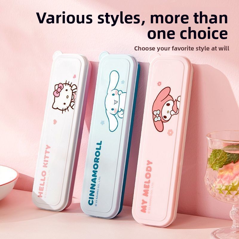 Cute Cartoon Kawaii Skull Bow  - Travel Accessories Gift Set ulasan dan harga