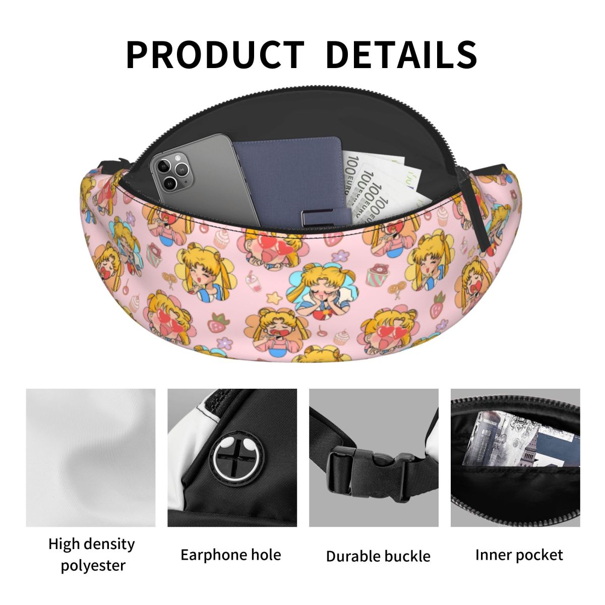 Custom Fashion S-Sailors M-Moo - Travel Accessories Pouch For Men ulasan dan harga